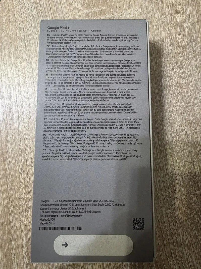 Google Pixel 11 256 GB новий Європа — фото 2