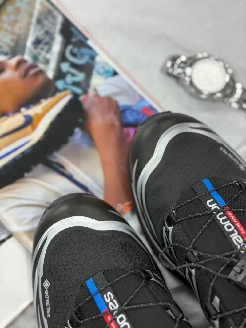 Gore-Tex! Кроссовки Salomon Xt-6 Black Silver•Соломон (чорні),salomon — фото 5