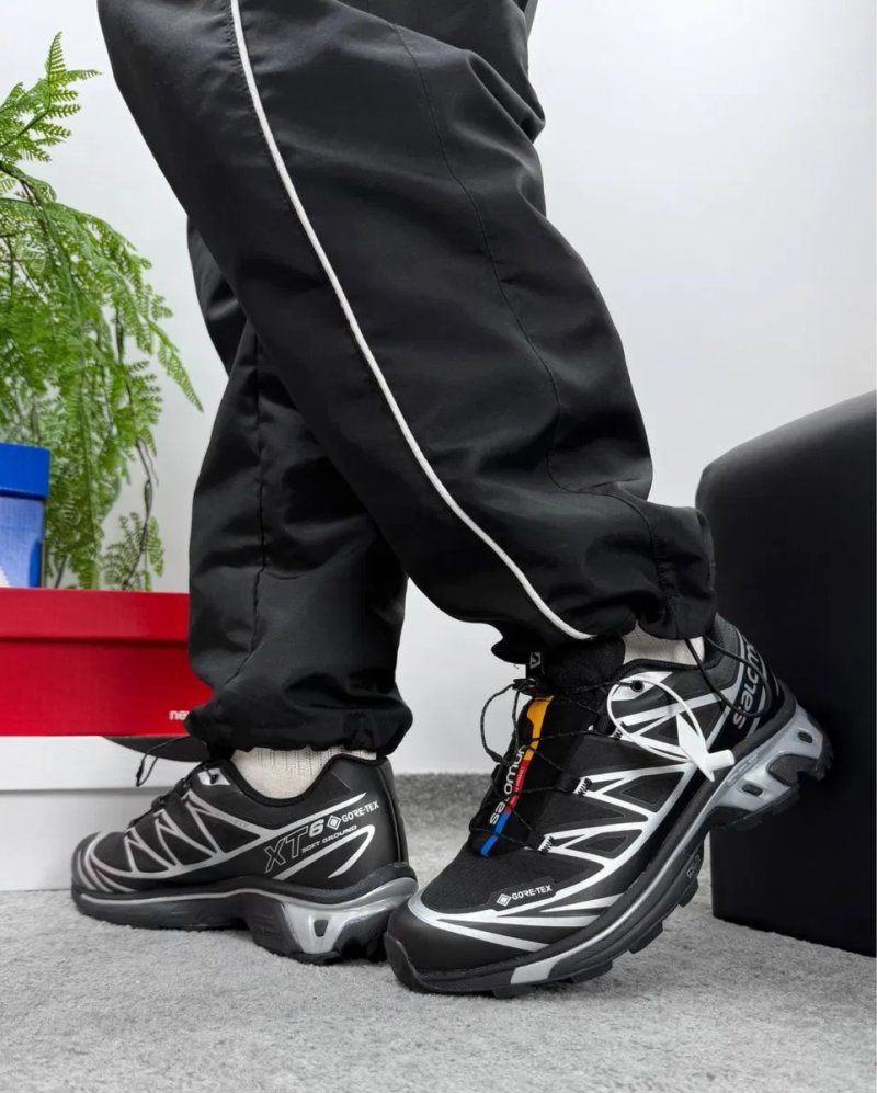Gore-Tex! Кроссовки Salomon Xt-6 Black Silver•Соломон (чорні),salomon — фото 8