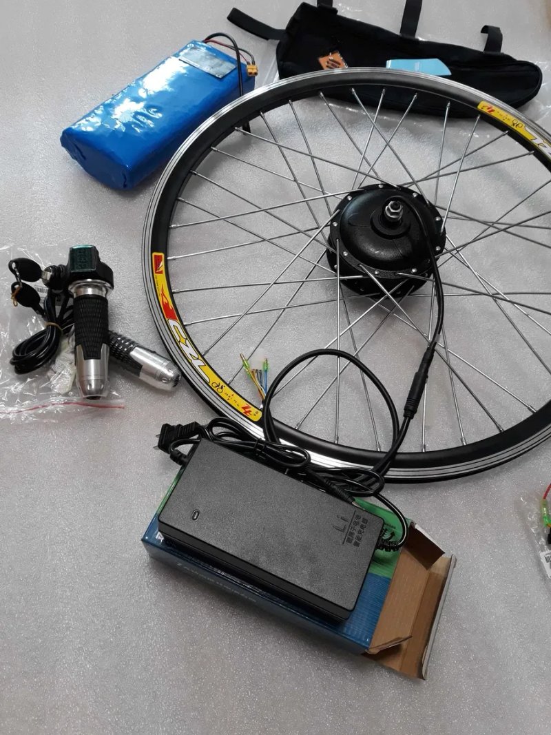 Готовий електронабір 36V 350W для велосипеда MXUS/Bafang велонабор,мотор колесо,Електроколесо, Електровелосипед 20"24"26"27,5"28" Мотор Колесо, Вело — фото 7