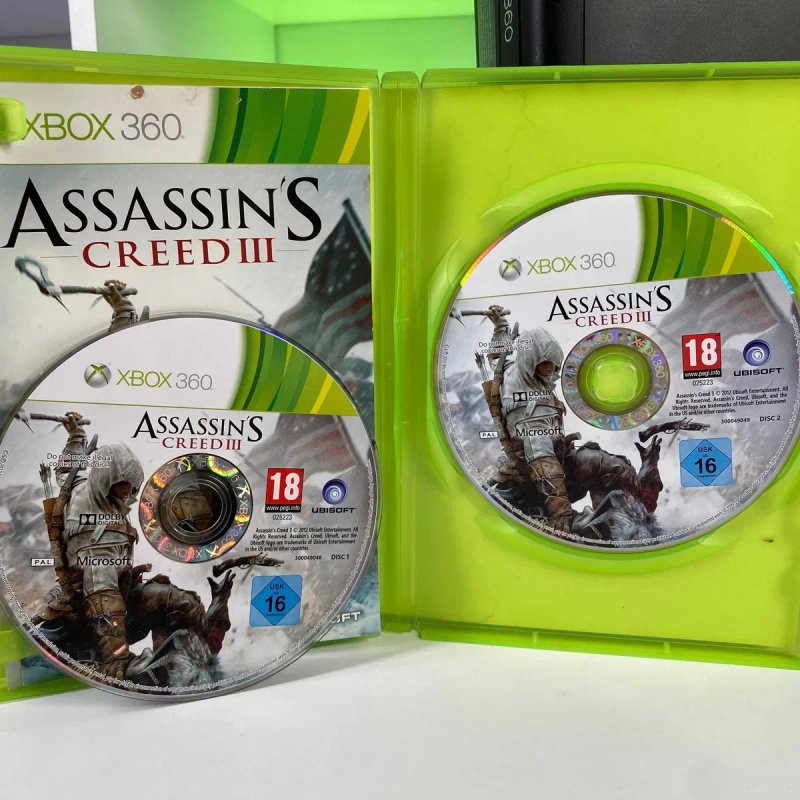Гра Assassin's Creed 3 Xbox 360 Б/У Оригінальна Асасинс крид для іксбокс 360 Ігри в асортименті — фото 2