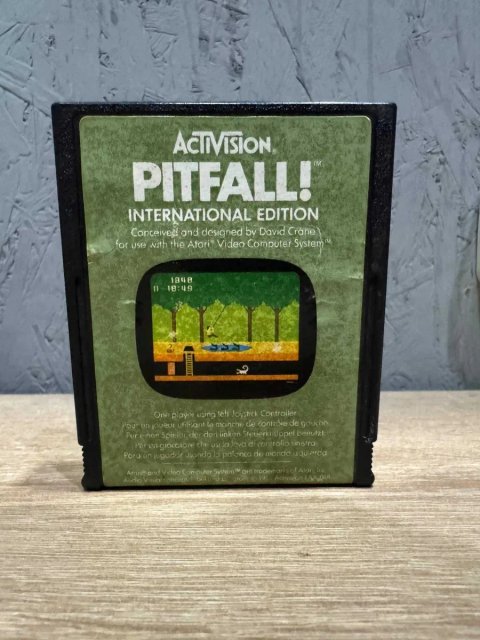 Гра Atari 2600 Pitfall! Б/У Оригінальний картридж Атарі 2600 Пітфол асортимент ігр на атарі