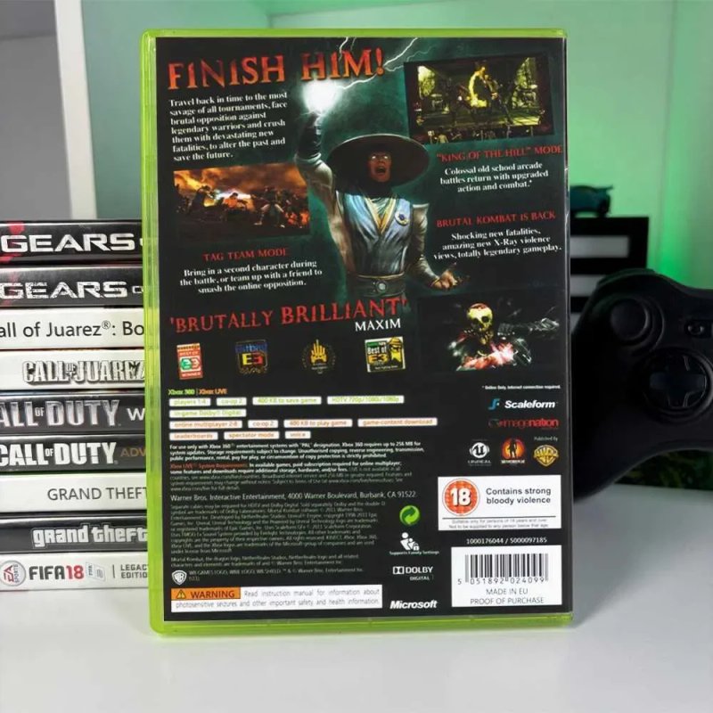 Гра Microsoft Xbox 360 Mortal Kombat 9 2011 Б/У Оригінальна гра іксбокс 360 Мортал Комбат 9 файтинг асортимент ігри хбокс 360 — фото 2