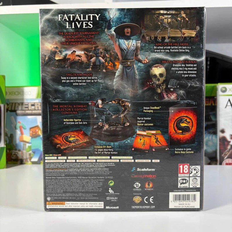 Гра Microsoft Xbox 360 Mortal Kombat 9 Сollector's Edition Оригінальне Колекційне видання Мортал Комбат 2011 асортимент ігри іксбокс 360 — фото 2