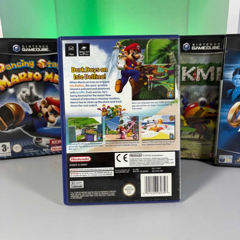 Гра Nintendo GameCube Super Mario Sunshine Б/У ігра Нінтендо ГеймКьюб Супер Маріо Саншайн асортимент ігри Віі ГеймКуб Віі Ю — фото 2