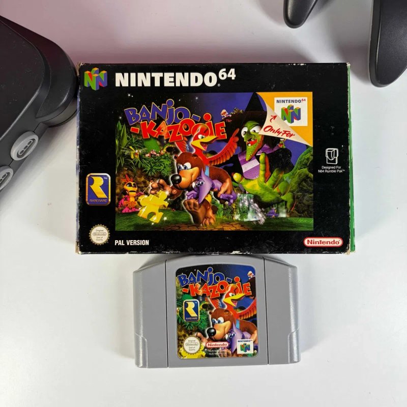 Гра Nintendo N64 Banjo-Kazooie + коробка Оригінальний картридж н64 банжо казуї асортимент ігри N64 — фото 2