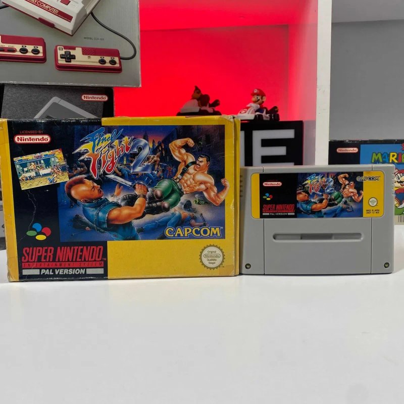Гра Nintendo SNES Final Fight 2 PAL у коробці Б/У Оригінальні ігри СНЕС асортимент — фото 2