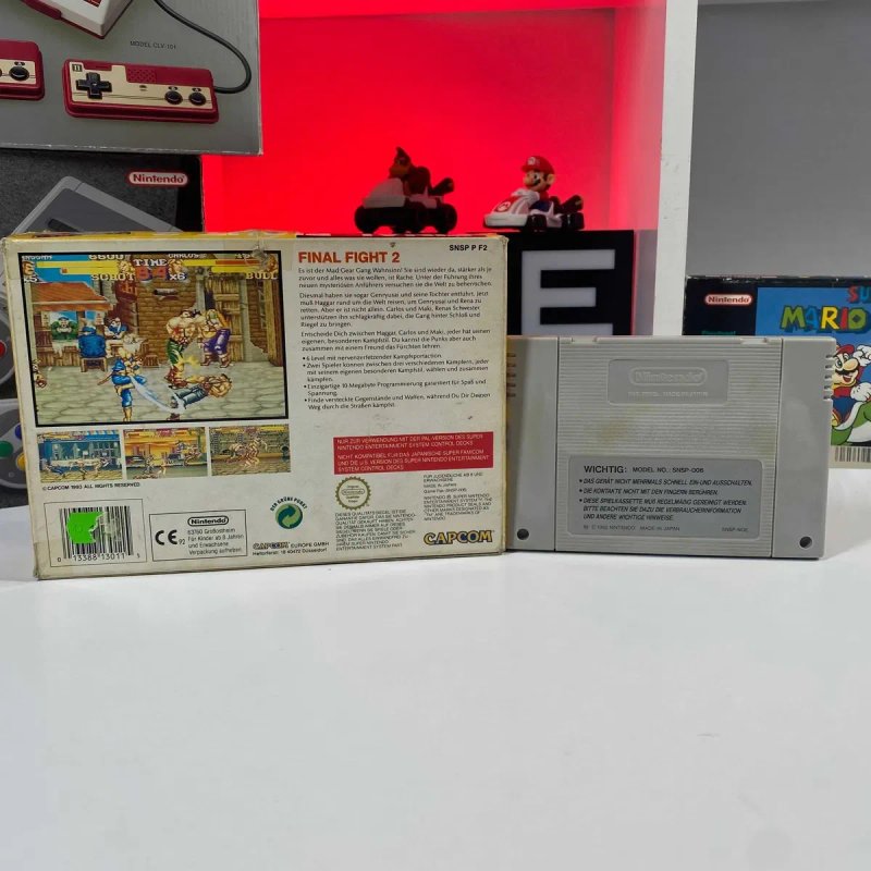 Гра Nintendo SNES Final Fight 2 PAL у коробці Б/У Оригінальні ігри СНЕС асортимент — фото 3