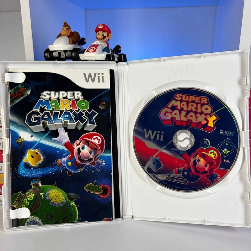 Гра Nintendo Wii Super Mario Galaxy Б/У Оригінальна гра Нінтендо Віі Супер Маріо Гелексі асортимент ігор Віі Віію — фото 2