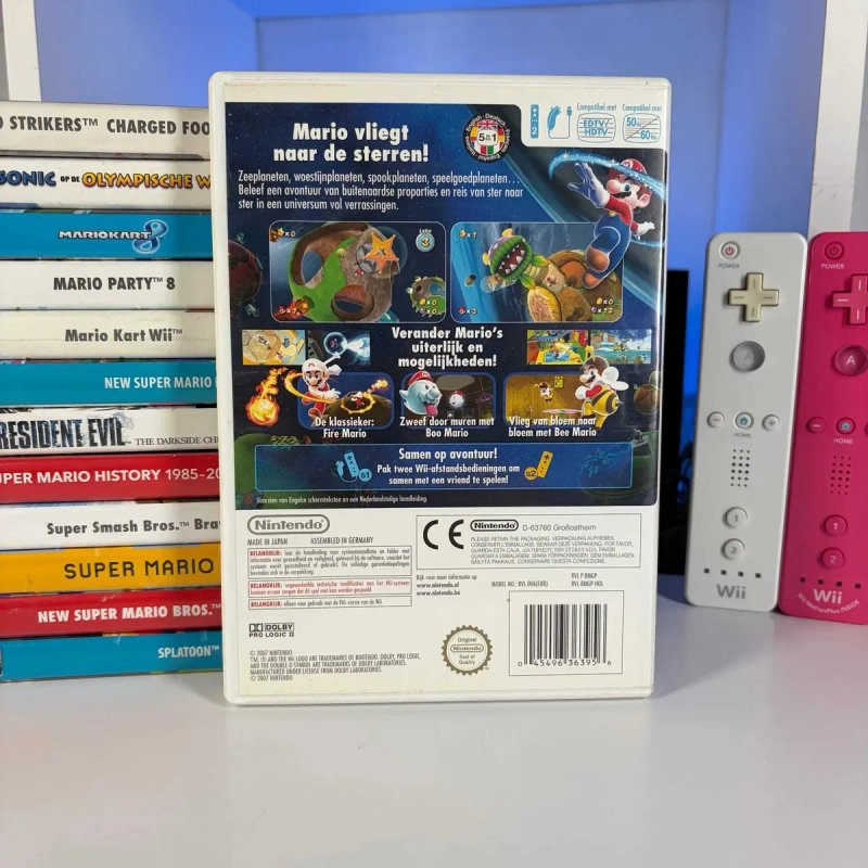 Гра Nintendo Wii Super Mario Galaxy Б/У Оригінальна гра Нінтендо Віі Супер Маріо Гелексі асортимент ігор Віі Віію — фото 3