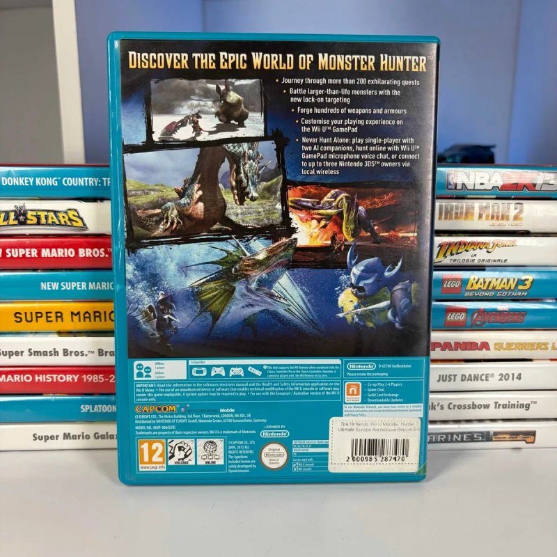 Гра Nintendo Wii U Monster Hunter 3 Ultimate Б/У оригінал Ігри Монстер Хантер 3 Ультімейт Віі Ю Асортимент Ігри Wii — фото 3