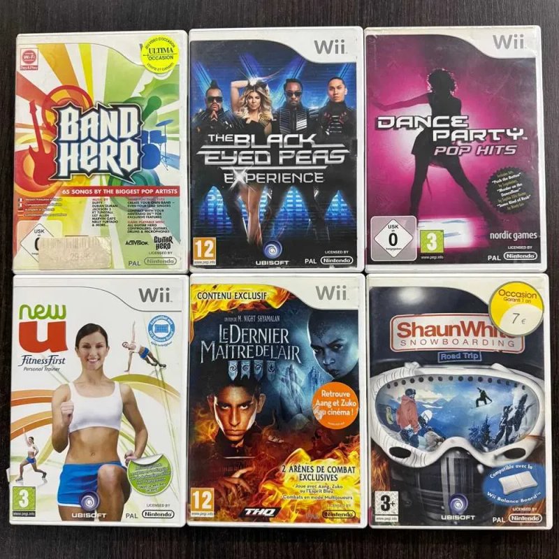 Гра Nintendo Wii в асортименті Б/У Оригінальні ігри Wii асортимент аксесуари консолі — фото 4