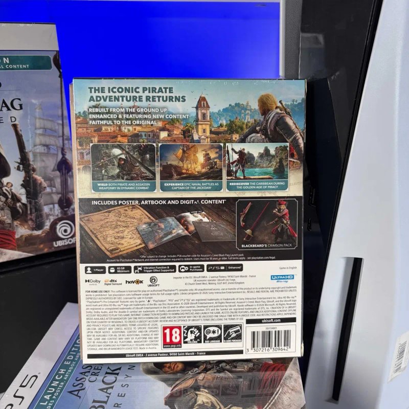 Гра PlayStation 5 Assassin's Creed Black Flag Resynced Launch Edition Асасінс Крід 4 Чорний Флаг ПС5 асортимент ігор PS5 — фото 2