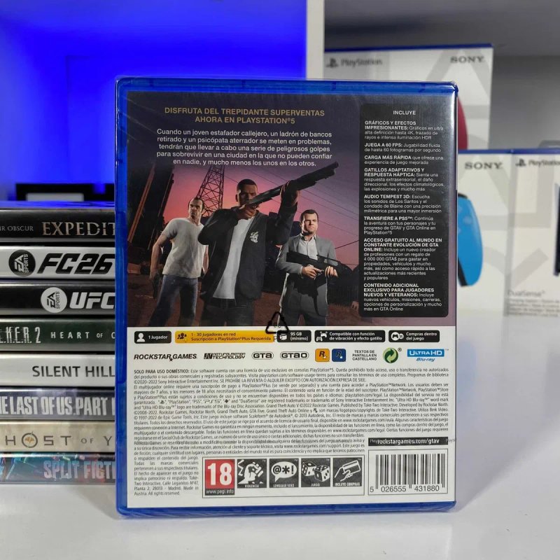Гра PlayStation 5 Grand Theft Auto GTA V 5 PS5 ГТА 5 Нова Оригінал — фото 2