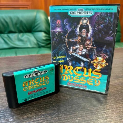 Гра Sega Mega Drive Arcus Odyssey б/у Оригінальний картриж сега мега драйв Аркус Одісея з коробкою асортимент картридж сега