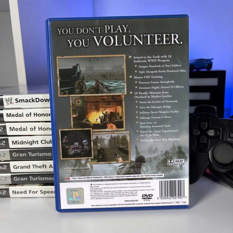 Гра Sony PlayStation 2 Medal of Honor: Frontline Б/У PS2 Оригінальна ігра Плейстейшен 2 Медал оф Хонор Фронтлайн асортимент ігри ПС2 — фото 2