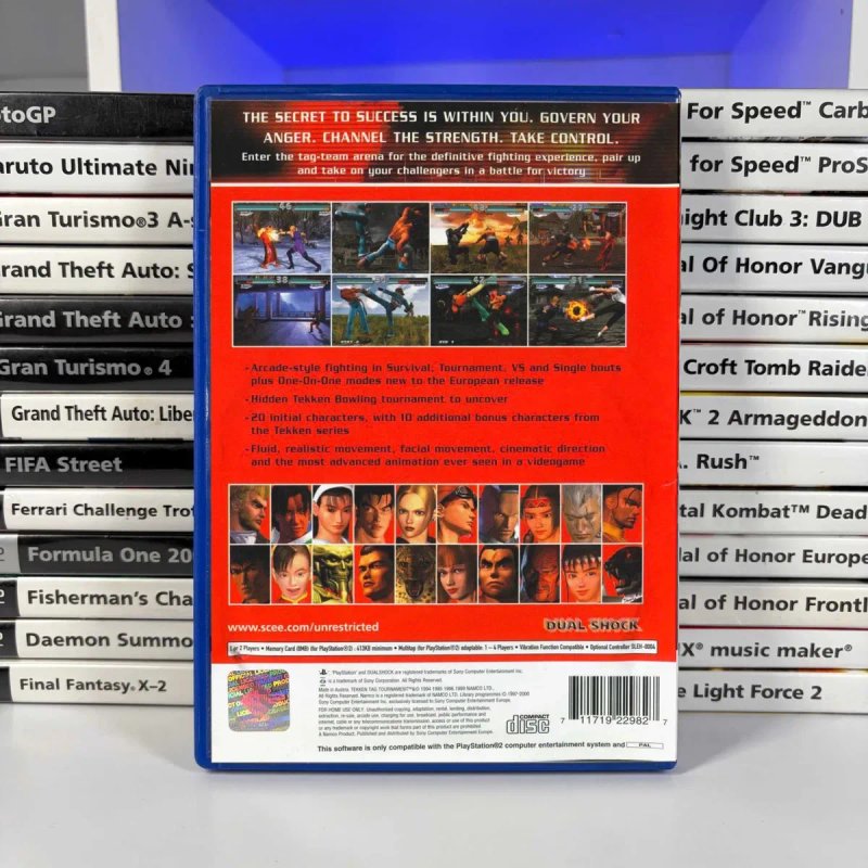 Гра Sony PlayStation 2 Tekken Tag Tournament Б/У Оригінальна гра Плейстейшен 2 Текен Таг Турнамент ігри пс2 асортимент — фото 2