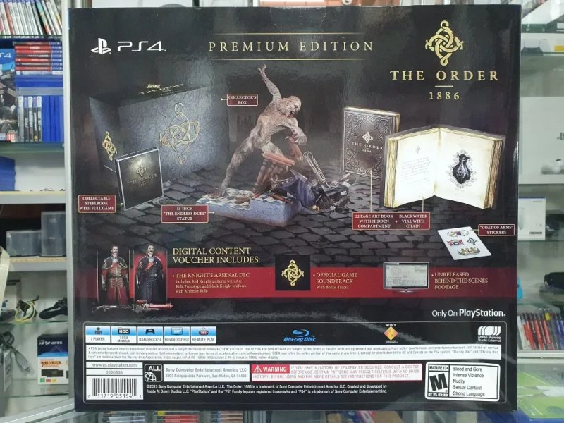 Гра The Order 1886 Premium Edition для Sony PS4 (нова) магазин — фото 2