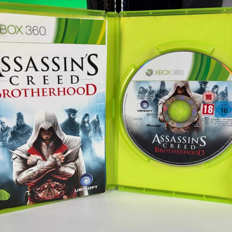 Гра Xbox 360 Assassin’s Creed: Brotherhood Б/У Оригінальна ігра Асасінс Крід БразерХуд Асортимент ігор іксбокс 360 — фото 2