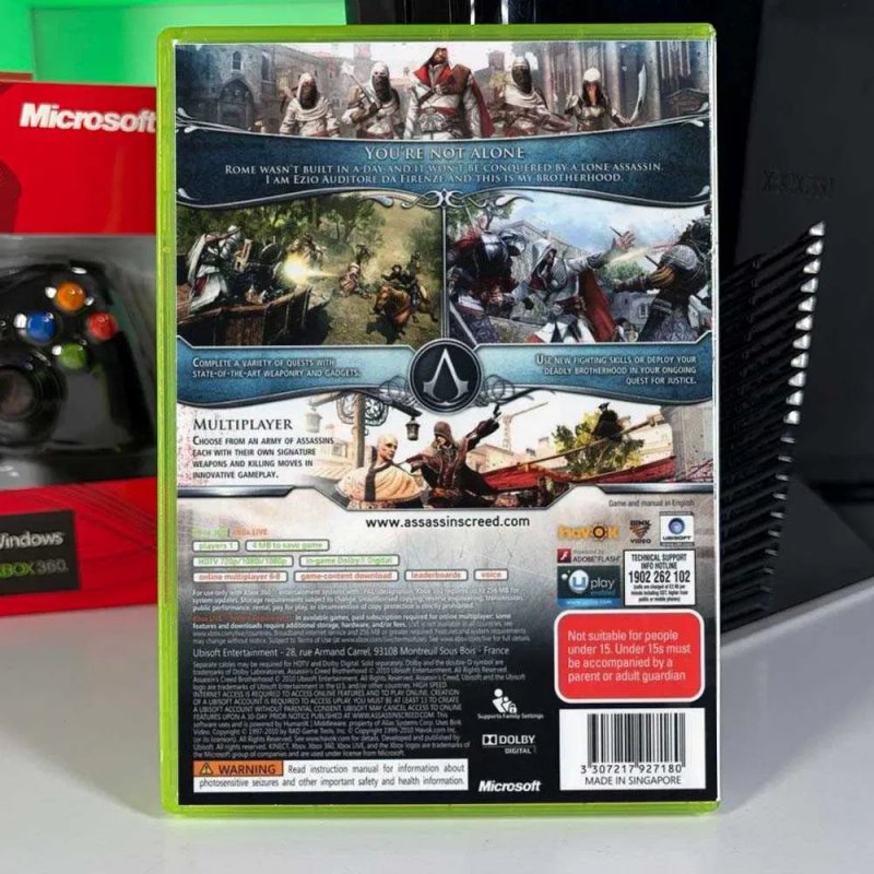 Гра Xbox 360 Assassin’s Creed: Brotherhood Б/У Оригінальна ігра Асасінс Крід БразерХуд Асортимент ігор іксбокс 360 — фото 3