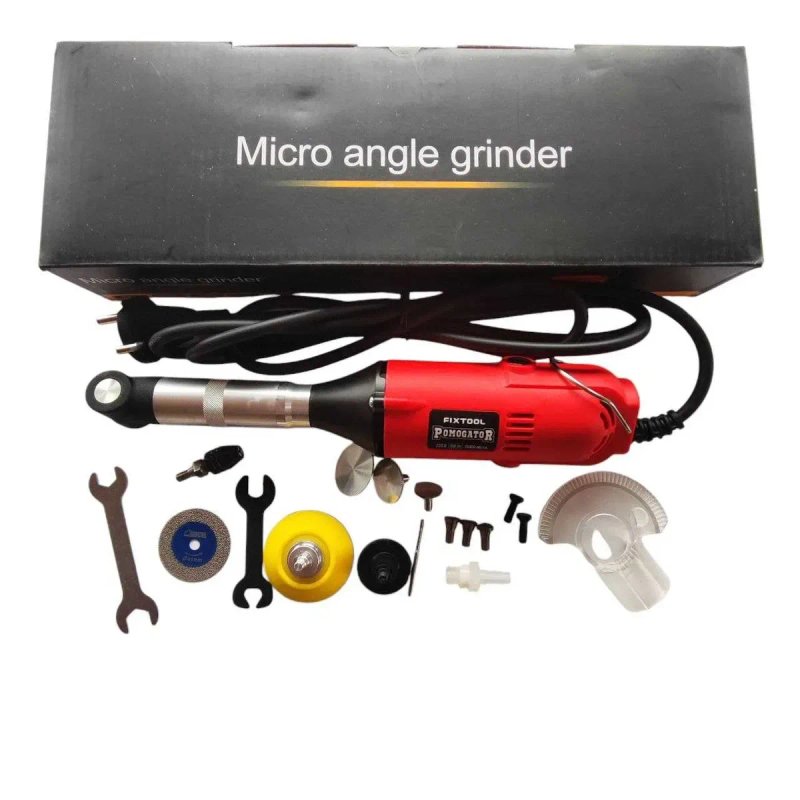Гравер, кутова шліфмашина Pomogator Fixtool, 100 w, 14000 об/хв — фото 7