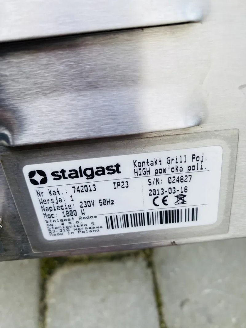 Гриль Прижимний-Контактний Stalgast Польща — фото 8