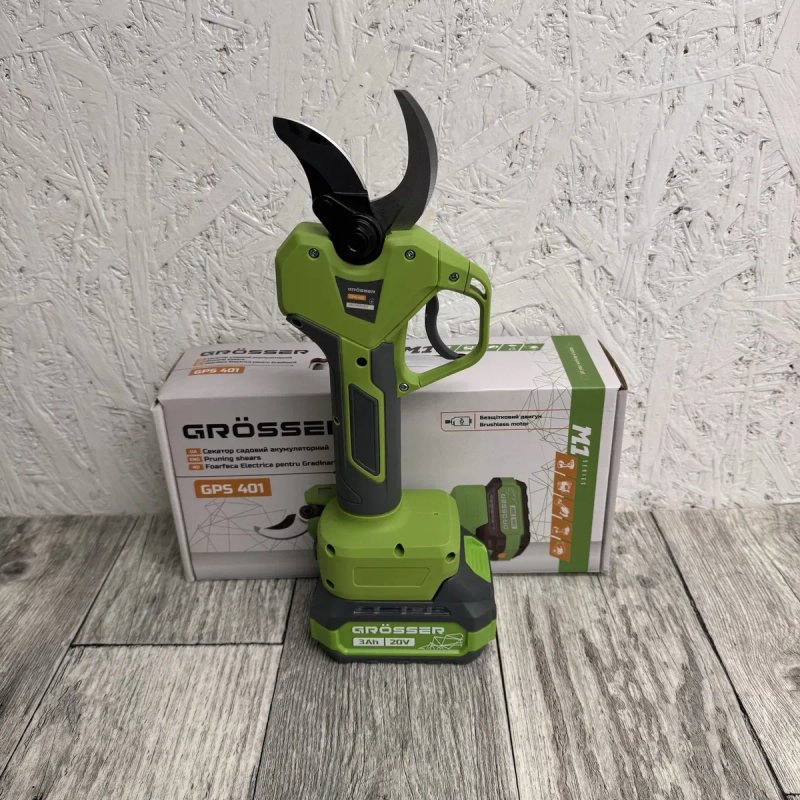 Grosser GPS 401 20V Безщітковий секатор для саду та дерев — фото 2