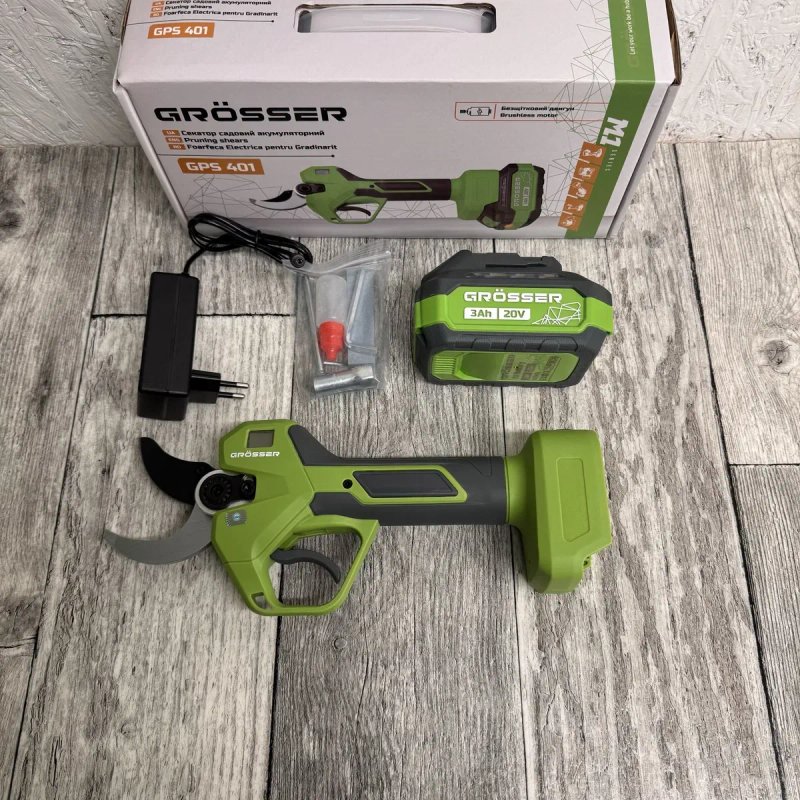Grosser GPS 401 20V Безщітковий секатор для саду та дерев — фото 4