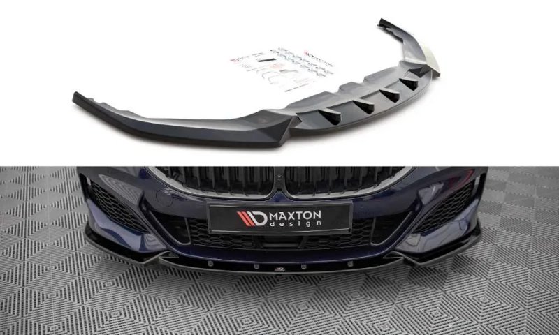Губа BMW 8 G14 G15 G16 M-Sport тюнинг обвес сплиттер юбка диффузор — фото 2