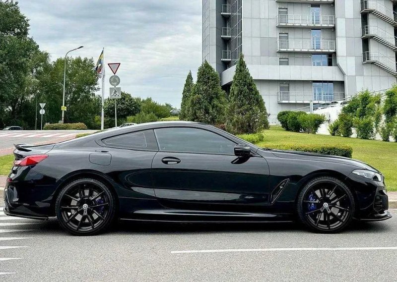 Губа BMW 8 G14 G15 G16 M-Sport тюнинг обвес сплиттер юбка диффузор — фото 7