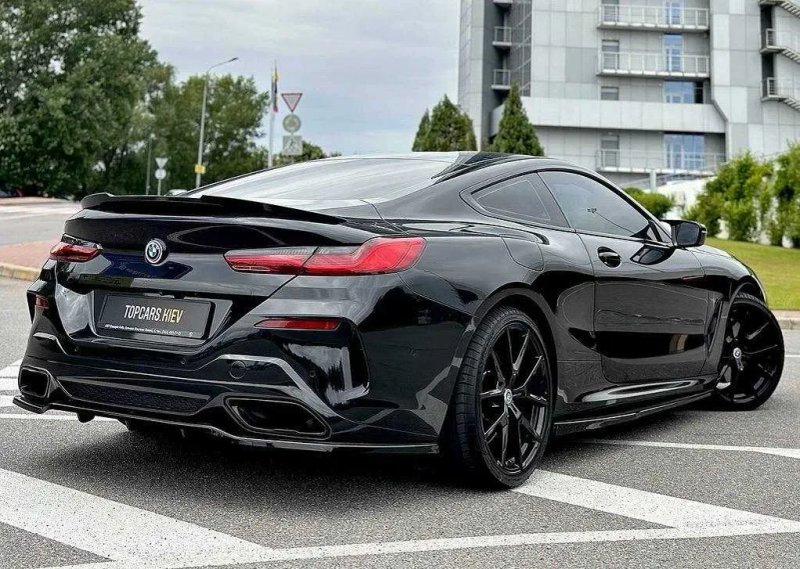 Губа BMW 8 G14 G15 G16 M-Sport тюнинг обвес сплиттер юбка диффузор — фото 8