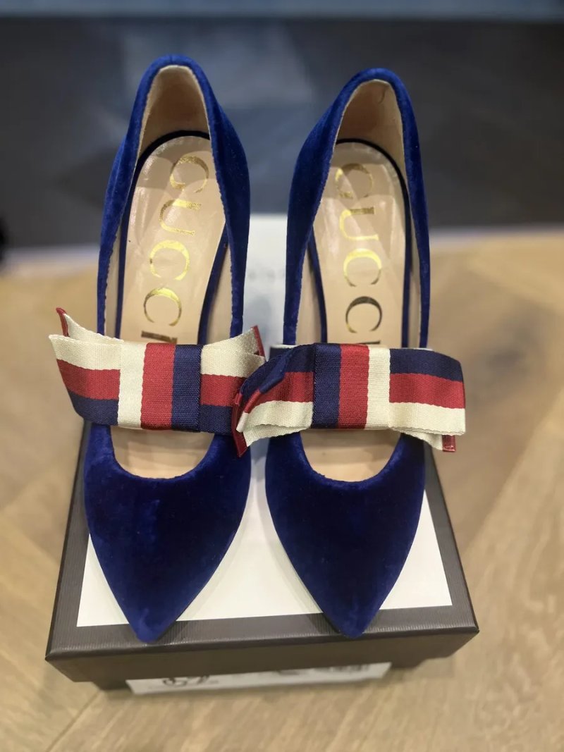 Gucci туфли лодочки на шпильке — фото 2