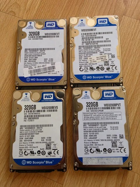 Hdd 2.5 320gb  Диски для міні пк та ноутбука