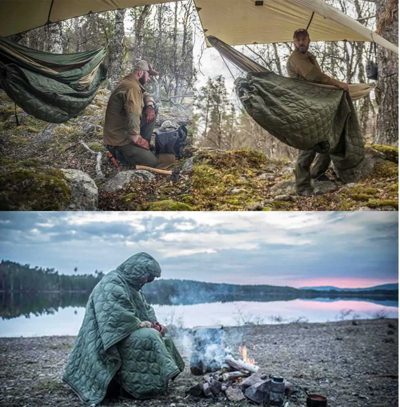 ‼️Helikon tex 3 в 1 спальник гамак накидка спальный мешок пончо Swagman Roll матрац покривало‼️ — фото 5