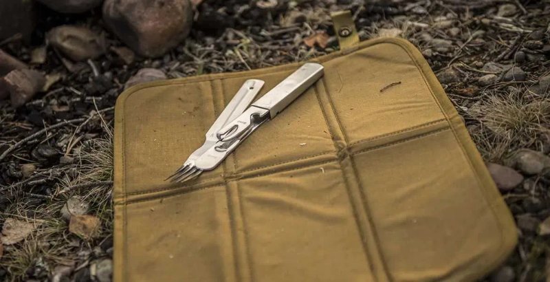 HELIKON-TEX набор ложка вилка нож +консервный  NZ-BSW-SS mil tec mora — фото 8