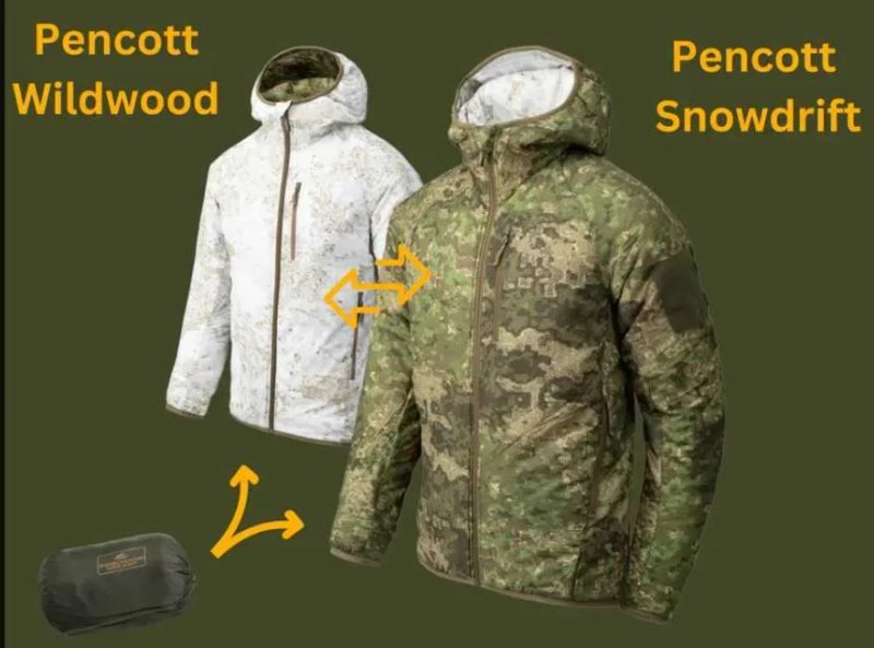 ‼️HELIKON TEX WOLFHOUND REVERSIBLE hoodie куртка 2 колірна двостороння ДВОКОЛІРНА‼️ — фото 6
