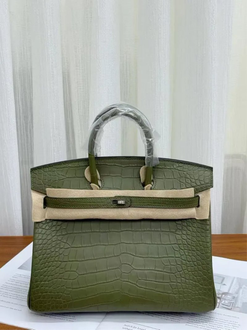 Hermes Birkin 25 Matte Alligator — фото 2