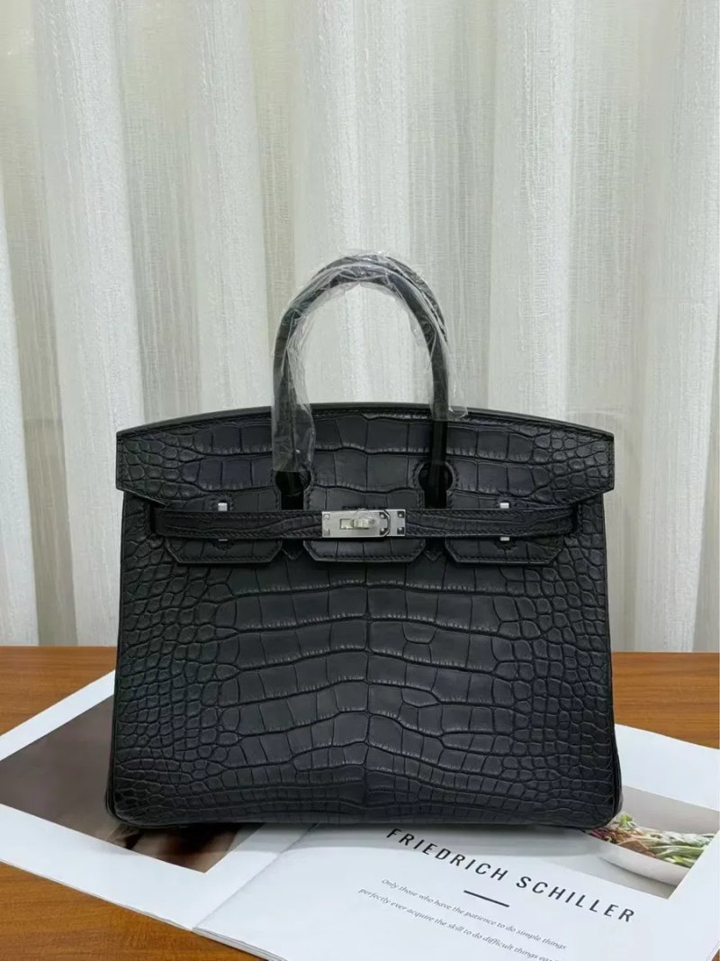 Hermes Birkin 25 Matte Alligator — фото 8