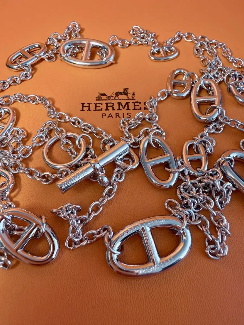 Hermes колье, цепочка, прикраса. — фото 3