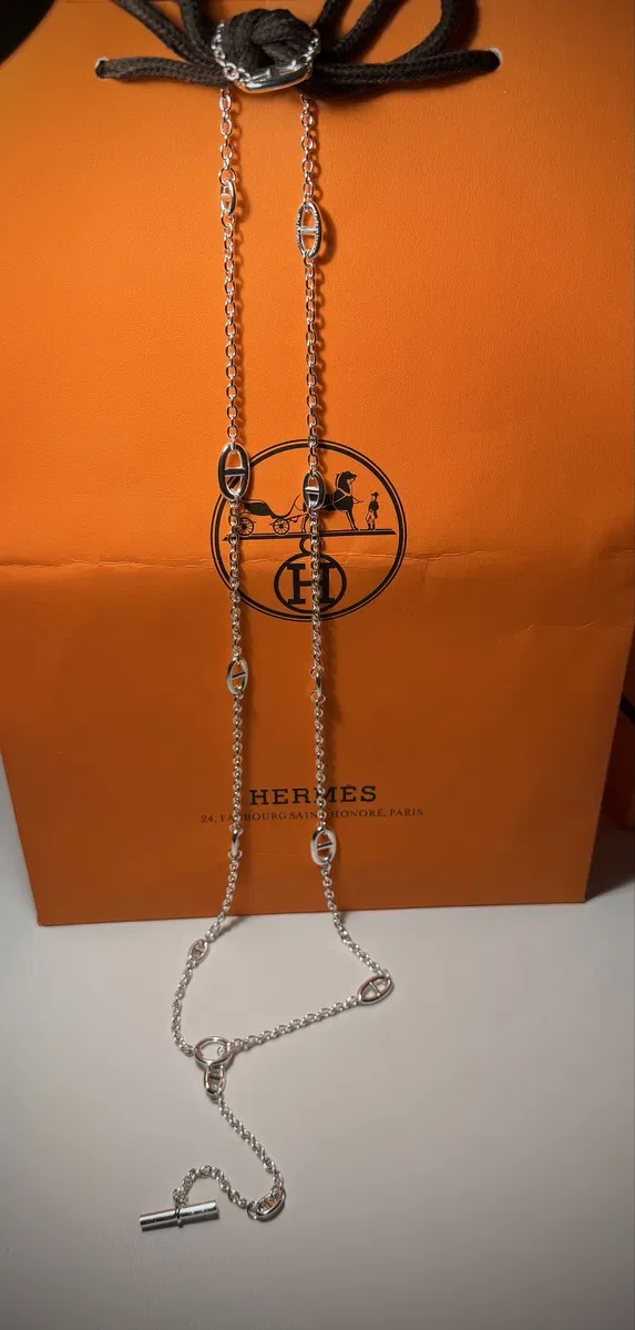 Hermes колье, цепочка, прикраса. — фото 5