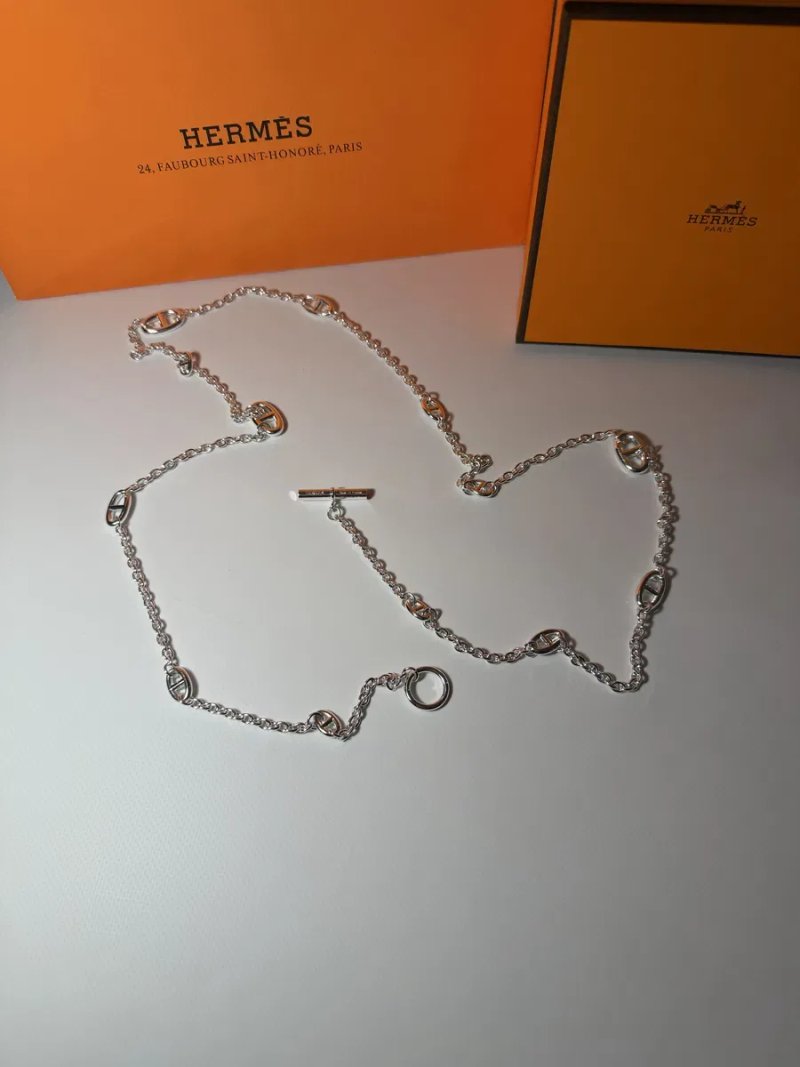 Hermes колье, цепочка, прикраса. — фото 7