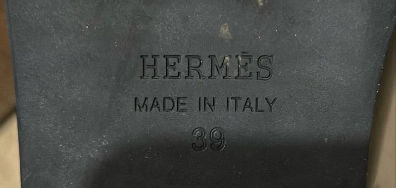 Hermes шкіряні чоботи — фото 4