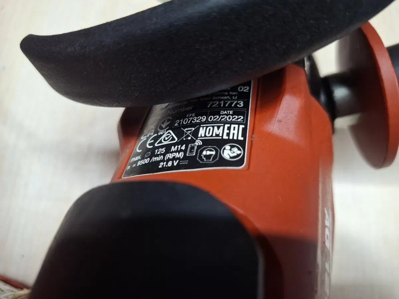 Hilti AG 125- A22 акумуляторна болгарна Хілті оригінал — фото 2