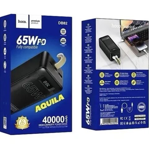 Hoco DB82  PowerBank 40000mAh 65W
