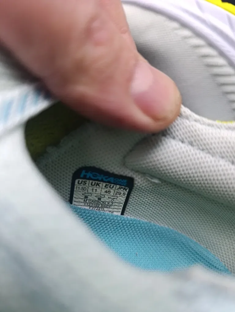 Hoka Carbon X 3 original р.46(29,5) нові — фото 7
