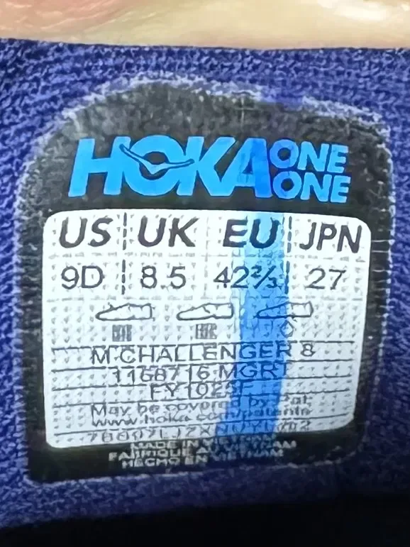 Hoka Challenger 8 кроссовки 42 размер беговые синие — фото 2