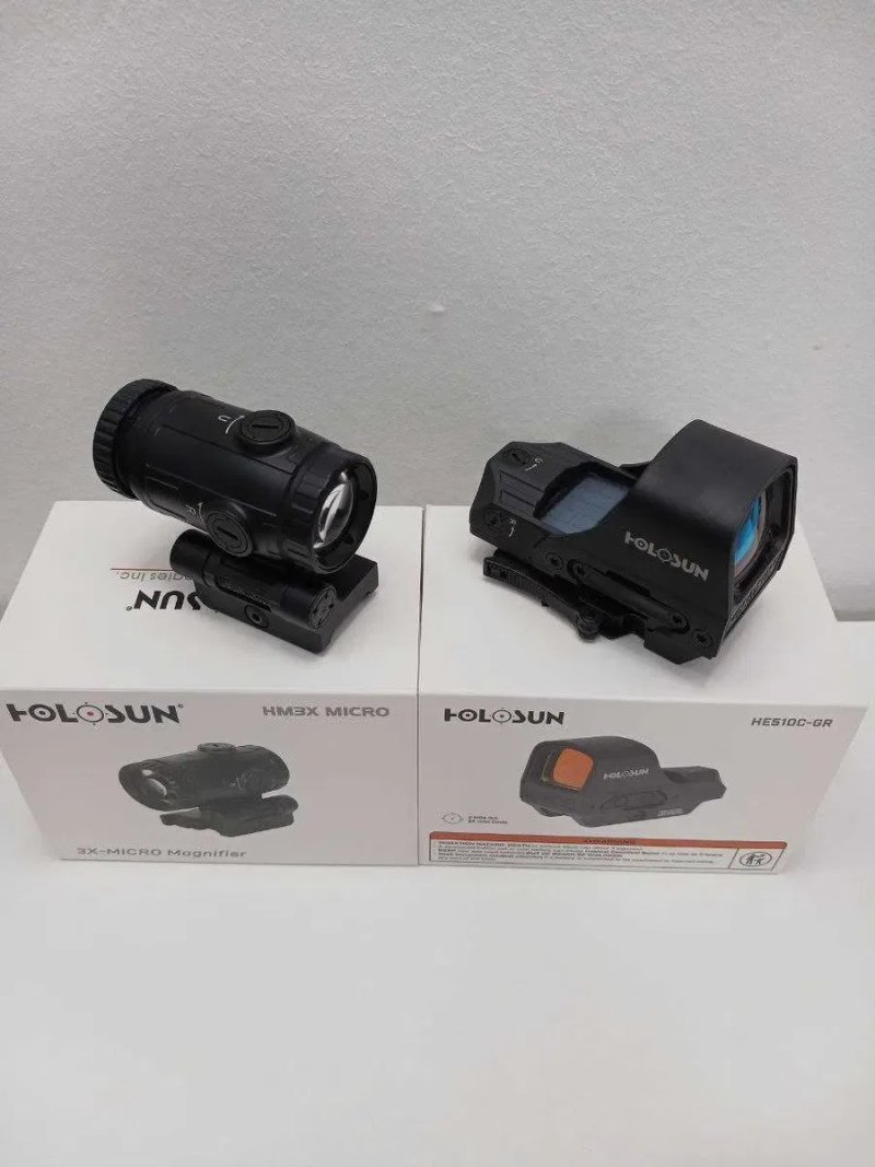 Holosun HS510C + HM3X-MICRO — комплект коллиматор + увеличитель +Чохол 510C у ПОДАРУНОК — фото 4