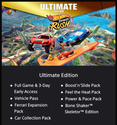 HOT WHEELS Infinite Rush PS5 Акаунт Ultimate Edition