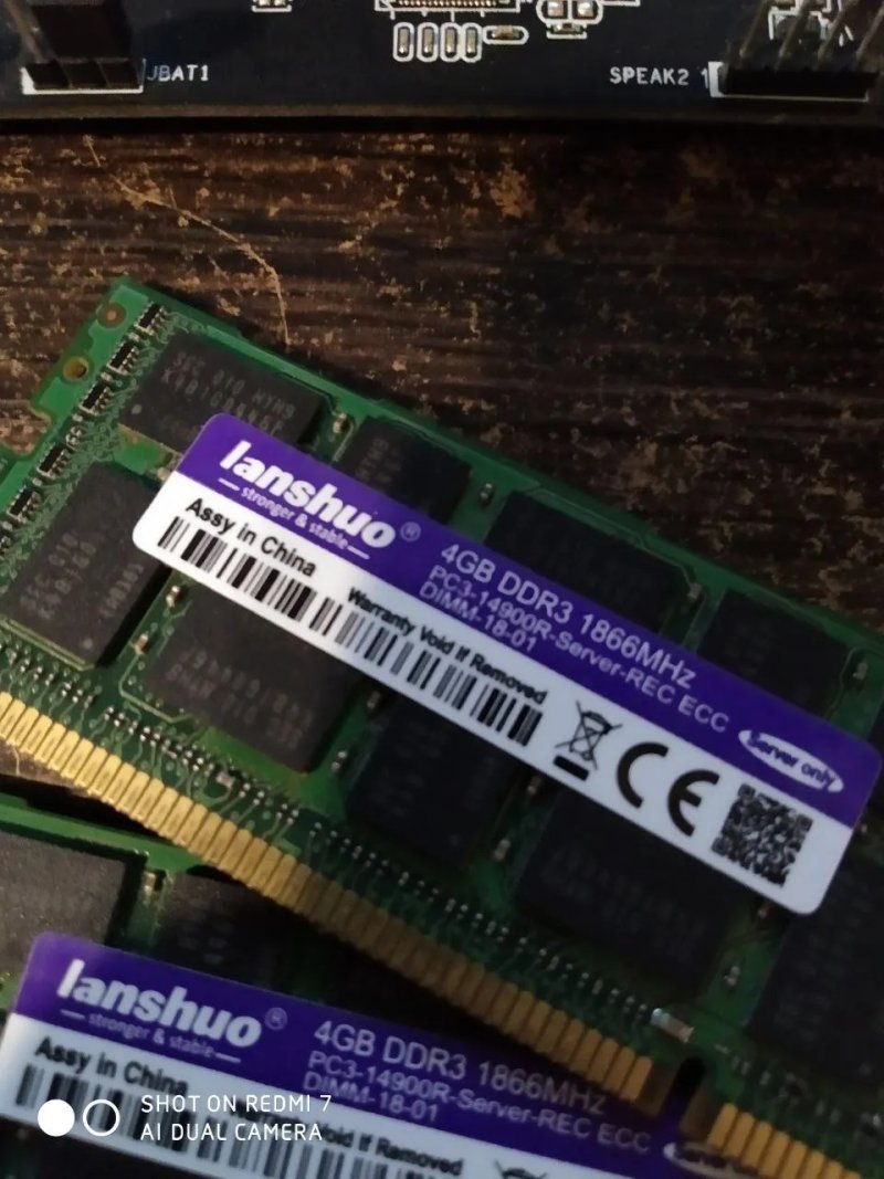 HUANANZHI X79 ZD3 (не робоча) + е5-1620 + DDR3 4×4Gb ECC Reg — фото 7
