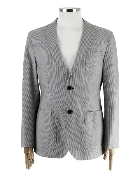 HUGO BOSS чоловічий бавовняний піджак у смужку. Оригінал. 48 (М)